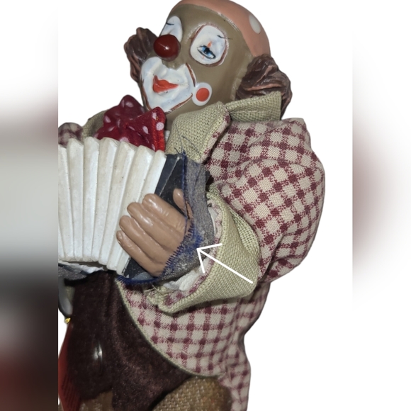 VINTAGE SHOW STOPPERS BLOOZE BROTHERS CLOWN COLLECTIBLE PORCELAIN HAND PAINTED - Picture 4 of 15